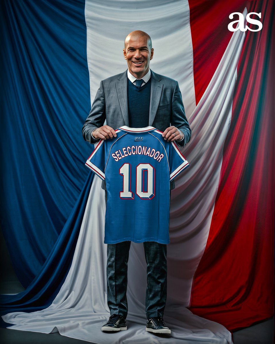 diarioas's tweet photo. 🇫🇷 ¡𝐎𝐅𝐈𝐂𝐈𝐀𝐋: 𝐙𝐈𝐃𝐀𝐍𝐄, 𝐍𝐔𝐄𝐕𝐎 𝐒𝐄𝐋𝐄𝐂𝐂𝐈𝐎𝐍𝐀𝐃𝐎𝐑 𝐃𝐄 𝐅𝐑𝐀𝐍𝐂𝐈𝐀!

✅️👤 Se confirma lo que era un secreto a voces. 'Zizou' dirigirá a la selección gala https://t.co/1vSrAOcpaX