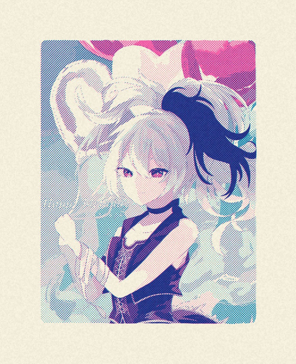 he1u_0831's tweet photo. 流行ってる加工のやつ色々やったけど結構可愛いかも？ https://t.co/7IIpIpG6HL
