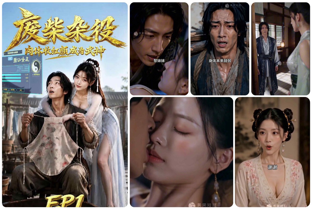 FDefoe15478's tweet photo. AI成人短剧《废材杂役》完整版↓↓
连接：https://t.co/qirdJ2wxAO

🔥 第一集就骑乘狂干，后面师妹师姐排队来！💦
#AI短剧 #废材杂役 #修仙逆袭 #爽剧 #AI生成 https://t.co/ztbyrVEDgS
