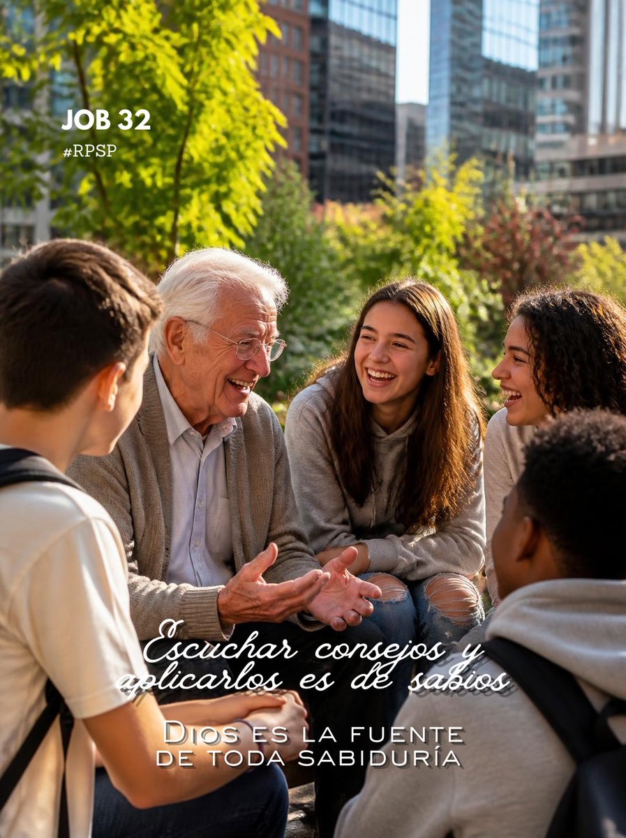 RadioNTiempoNP's tweet photo. #Job32
7 Yo decía: Los días hablarán, Y la muchedumbre de años declarará sabiduría.
La experiencia de la vida no siempre es sinónimo de sabiduría. Solo Dios es la fuente de toda sabiduría, por ello, busquemos su sabiduría cada día.
#rpsp
#PrimeroDios
#RID https://t.co/i8zjICSwbQ
