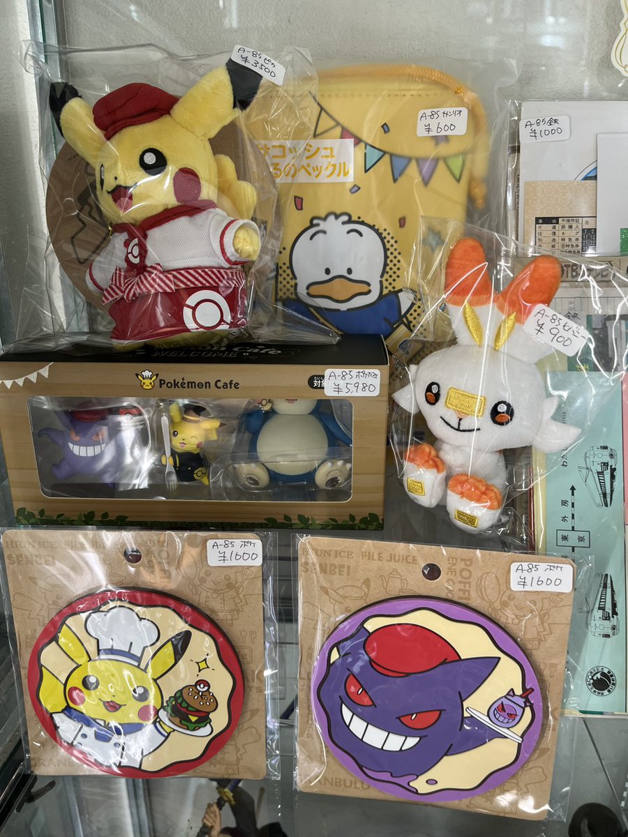 ☆A85ケースに入荷しました!! ・ポケモンカフェ 限定グッズ ・ポケモン