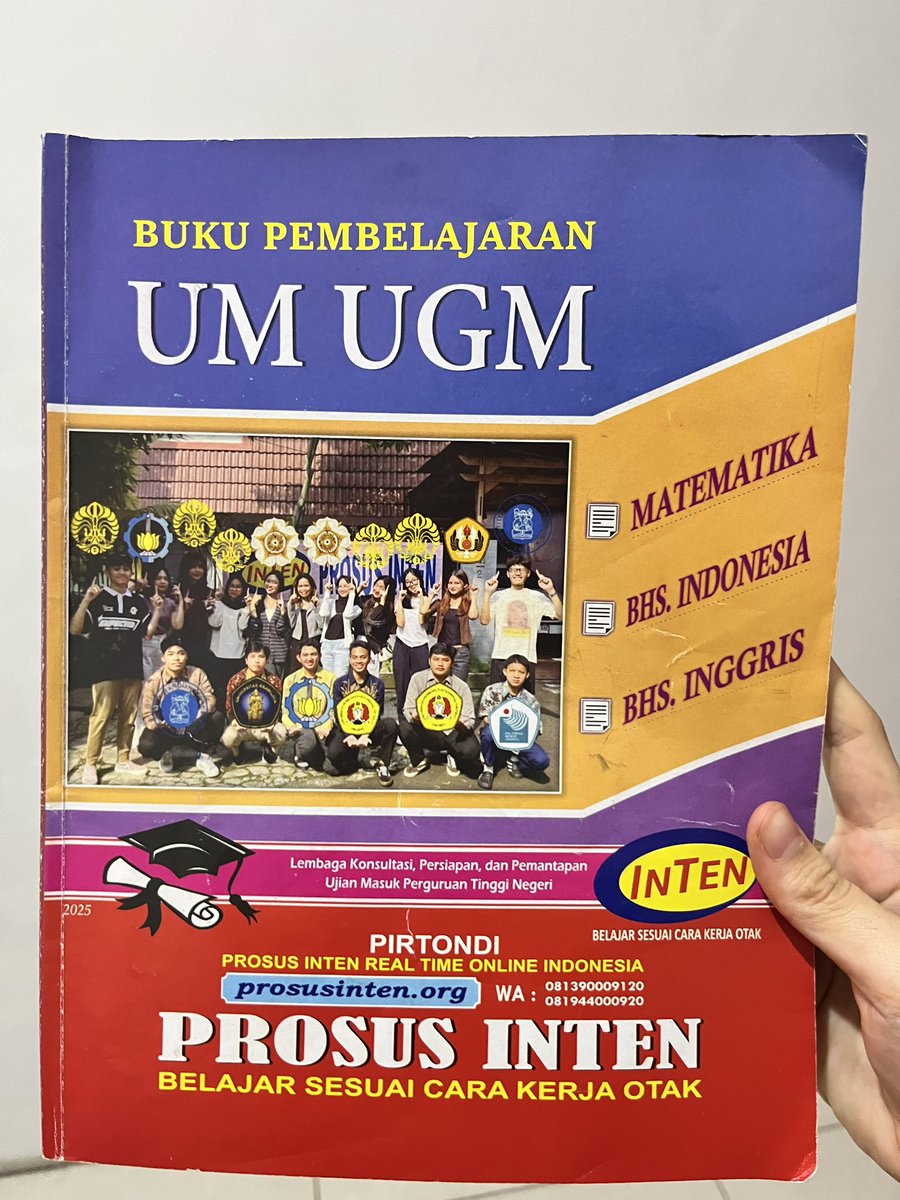 ddjbu's tweet photo. Wts preloved buku inten utul ugm simak ui
- per buku 35k ajaa
- bisa co via oren🍊
#preloved #zonauang #utbk #bukuinten #bukuinten #utulugm #simakui

tag: wtb buku inten simak ui utul ugm preloved buku mandiri https://t.co/1fQIIlpYCI