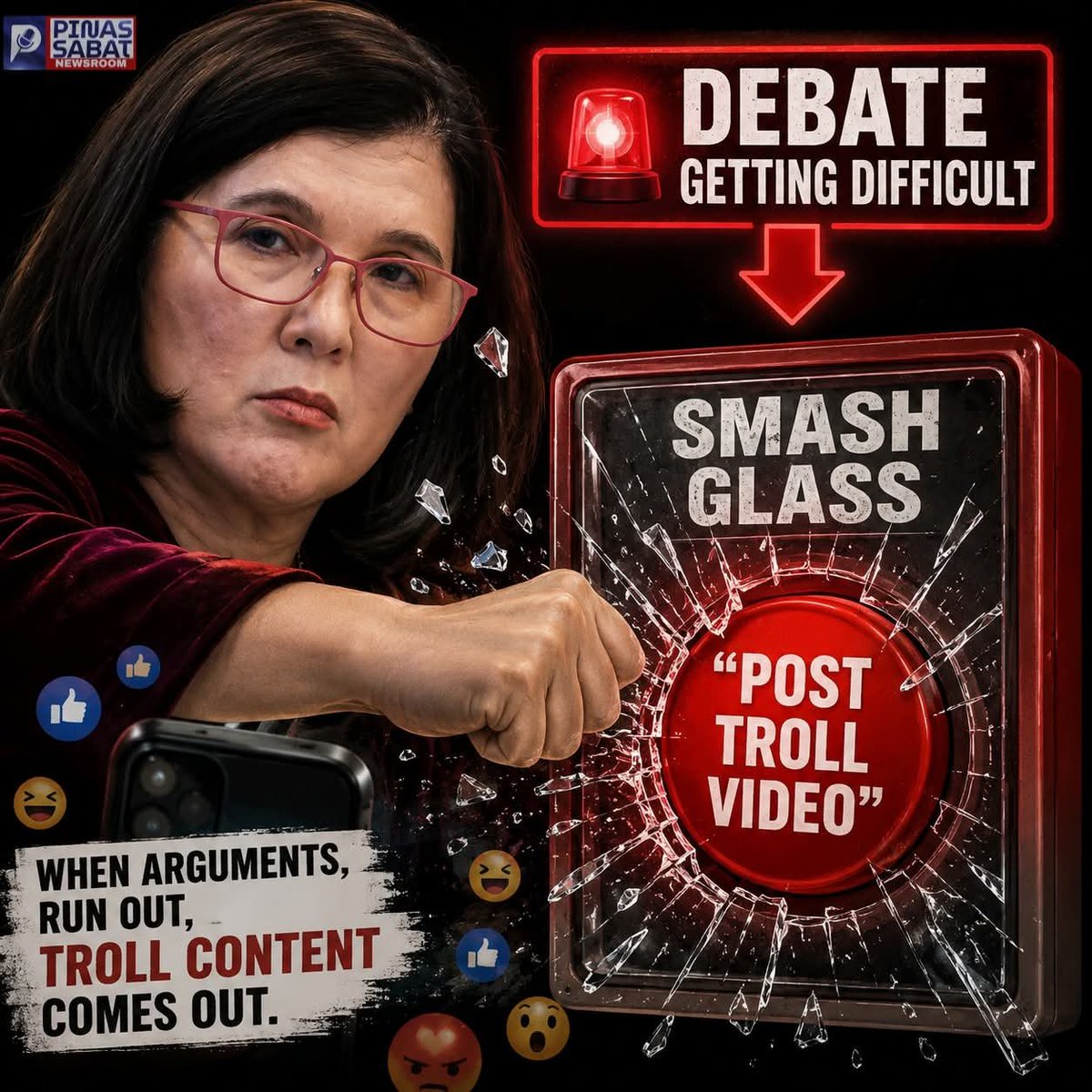 coachjarret's tweet photo. ANG SENADOR NA NAGIPIT, SA TROLL VIDEO KUMAKAPIT
#pinassabatnewsroom #PiaCayetano #PHPolitics #PoliticalSatire #PoliticalMeme #DebatePH #ArgumentoMuna #TrollVideoMode #MemePH #TrendingPH #PhilippinePolitics https://t.co/zZSr54tI4A