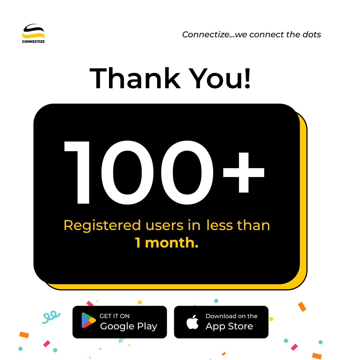 Connectizeco's tweet photo. 100+ registered users in less than 1 month! 

What initially started as an idea to connect and network oil and gas professionals is now a fully functional platform with over 100 users. 

We’re grateful to everyone and every company that has been a part of this journey.
#oilandgas https://t.co/0l80CpsGTw