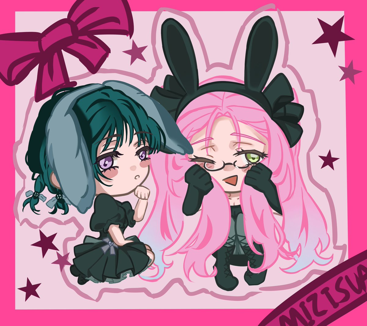 FireFly00711's tweet photo. 🐰🩷🐰💜🐰🩷🐰💜
#ALNSTㅤㅤㅤㅤㅤㅤㅤㅤㅤㅤㅤ 
#alienstage
#mizisuaㅤㅤㅤㅤㅤㅤㅤㅤㅤㅤ
#MIZISUAㅤㅤㅤㅤㅤㅤㅤ 
#alienstagefanart https://t.co/ybSVqTKdf6
