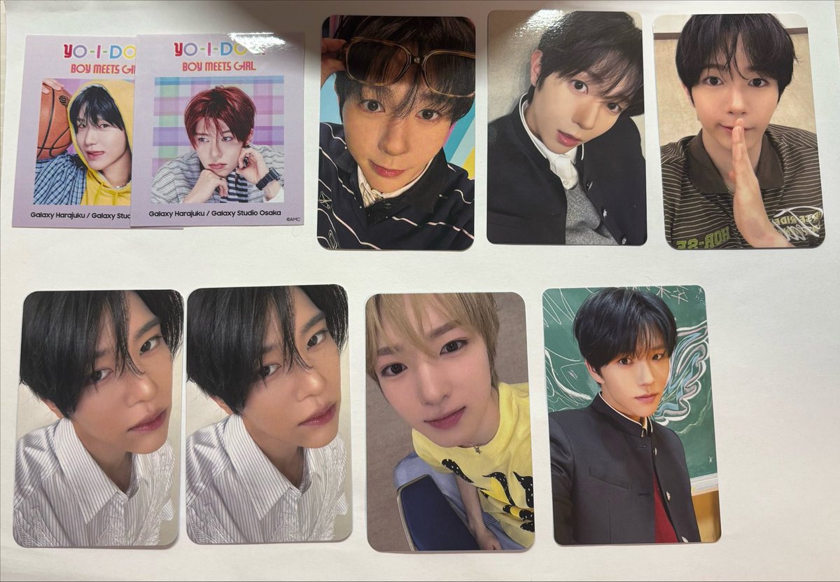 aaaaaaaa4_'s tweet photo. NCT WISH NCTWISH YO-I DON! BOY MEETS GIRL ウィシ 封入 タワレコ 特典 買取 交換 GALAXY Studio 購入 トレカ

譲 シオン リク ジェヒ リョウ サクヤ
求 買取(ご提示ください）
　 ユウシ・サクヤ(2枚目激求、過去トレカ検討）n:1可

郵送または大阪手渡し
お気軽にお声掛けください🙋🏻‍♀️ https://t.co/fVMDg1Aiq0