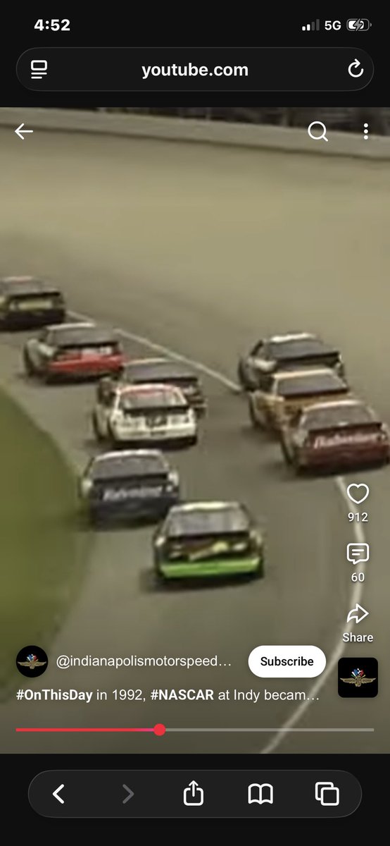 martyldaniel's tweet photo. @kylepetty 
Good morning Kyle 
First huge fan of Richard &amp; yourself 
I know everyone is saying how bad the racing is at Indy , but when you ran the 1992 tire test, looks like talk used a lane that no longer exists?  Should they bring back the apron lane to help racing at Indy ? https://t.co/zq7j6m9Cig