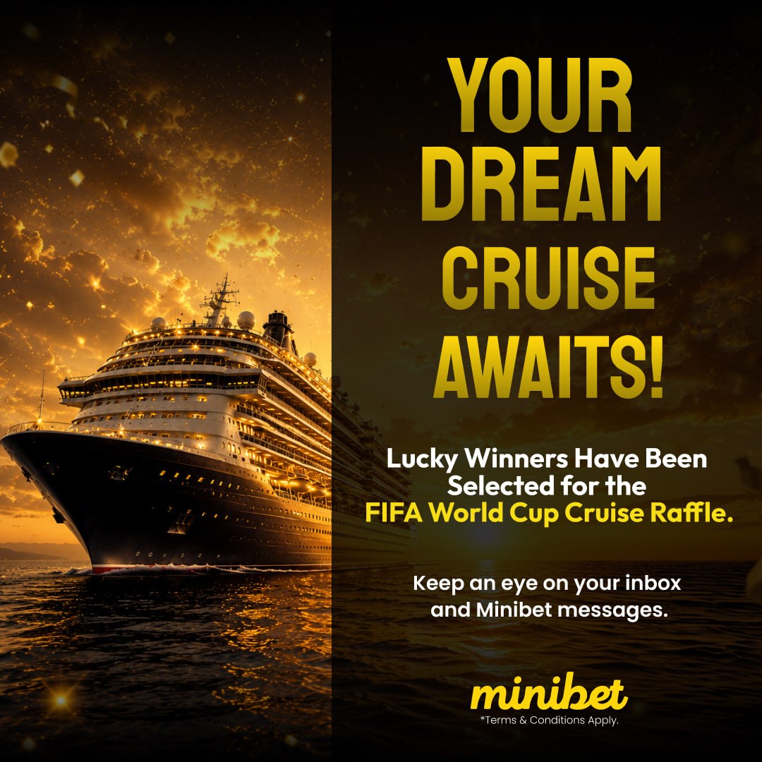 Minibet_Games's tweet photo. The draw for our FIFA World Cup Cruise Raffle is complete! 🎉

All the lucky winners will now be contacted via their registered email or Minibet account messages.

📩 All selected winners will receive a communication from us by 23:59 UTC today. Players will also be informed about their respective ticket tier and the redemption process.

Thank you to everyone who joined the promotion and made it a memorable FIFA World Cup campaign! ❤️

The excitement doesn't stop here, more raffles, tournaments, and exclusive giveaways are coming in the weeks ahead, bringing you even more opportunities to win.

Stay active, keep participating, and we'll see you in the next one! 🚀

*Terms & Conditions Apply.