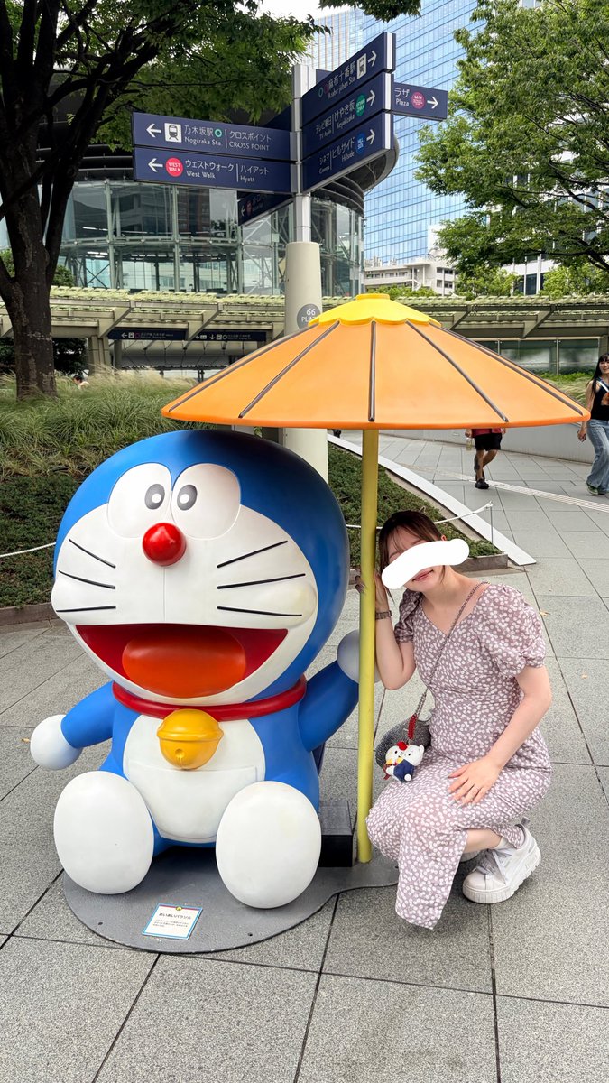 sanabebe_note's tweet photo. 夏の六本木はドラえもんだよね❣️ https://t.co/hmeaZ6tCoE