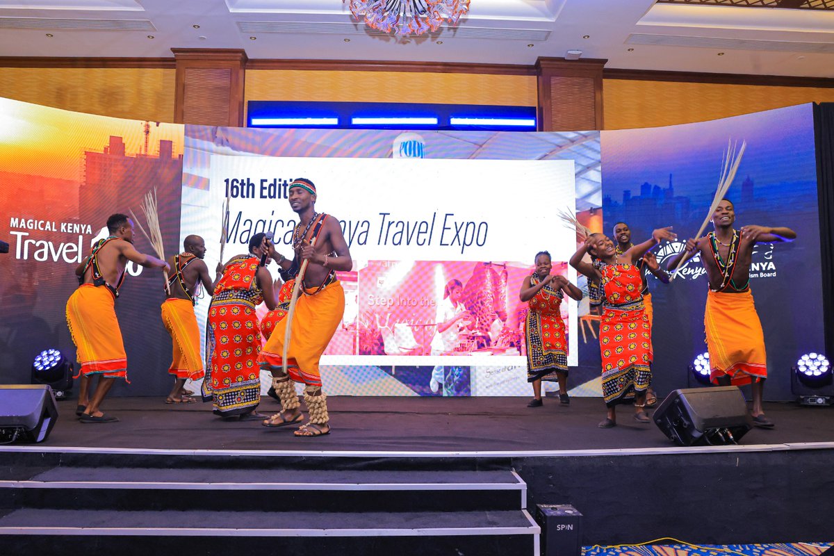 magicalkenya's tweet photo. The rhythm  and culture of Kenya's heritage in full motion, thanks to @Bomasofkenya!

#MKTE2026 #MagicalKenya #ExperienceWonder #TembeaKenya #HapaNiWapi #VisitKenya https://t.co/A28Nv9XmvO