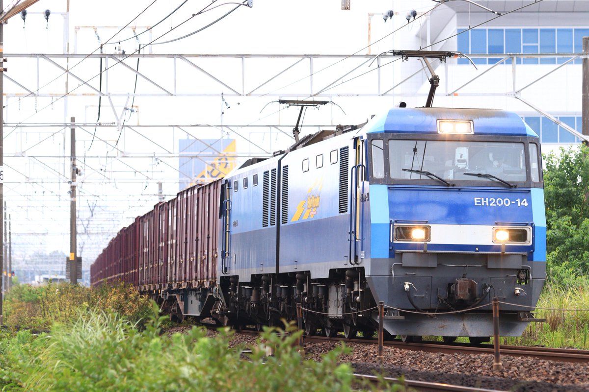 igaiga1965's tweet photo. #EH200 
#春日井貨物
#中央西線
#新守山
多治見貨物列車の後に走って来る春日井貨物も撮りました。
ホワイトバランス再設定。 https://t.co/BRK98XFAPV