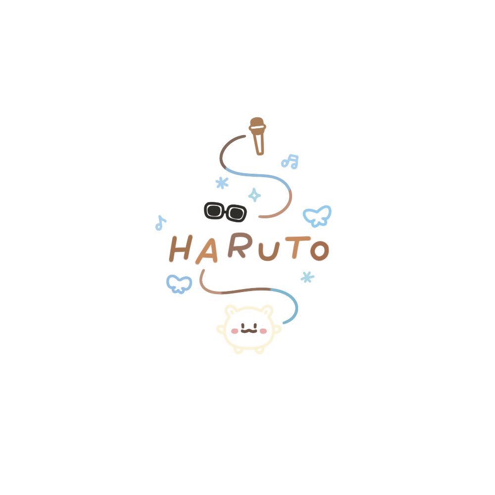 Junkyunii's tweet photo. สติกเกอร์อีกลายที่เราภาคภูมิใจมากๆ คือลายของ HARUTO ค่ะ ทั้งหมดในนี้ล้วนมีเรื่องราว อันนี้ตั้งใจทำแจกตอนวันเกิดรุโตะ แล้วทำมาเยอะมาก เลยได้มีโอกาสแจกในคอน pulse on ที่ผ่านมาด้วย หลังจบคอนใครทักมาขอก็ให้หมดเลย ความประทับใจแรกที่มีต่อรุโตะคือตอนไฮบายงาน Kpopmasterz เมื่อวาเลนไทน์ปีที่แล้ว คือตอนเดินไปใกล้ๆ นี่ตั้งใจเดินบ๊ายๆ แล้วผ่านไปเลย เพราะรุโตะหล่อมากจนไม่กล้าสบตา แต่พอตอนถึงคิว ปากมันเรียกไปโดยอัตโนมัติ แต่เบามาก เรียกแบบคนไม่กล้าจะเรียกอ่ะ เหมือนพูดกับตัวเอง เราคิดว่าน้องไม่ได้ยินด้วยซ้ำ น้องบ๊ายบายคนอื่นอยู่แต่น้องได้ยิน แล้วหันมาสบตา ค้อมหัวให้ พร้อมกับส่งมือครึ่งใจมาให้ นี่ประทับใจมากกก สายตาที่น้องมองมามันอ่อนโยนมากจนชั้นละลายไปหมดเลย มาเข้าเรื่องสติกเกอร์ ความตั้งใจคือ มีสีน้ำตาลที่รุโตะชอบ มีผีเสื้อของรุโตะ  มีไมโครโฟน และมีแว่นดำ ทำไมต้องมีไมค์และแว่นดำ  เพราะเราเพิ่งมาติ่งเทรเชอร์ได้ไม่นาน คอนเดี่ยวของเทรเชอร์ครั้งแรกที่เราได้ดูคือคอน Pulse on ที่ Osaka แล้วเพลงโคมาวอ ตอนท่อนของรุโตะที่ขึ้นลิฟท์มาที่เวทีหลัก ภาพใส่แว่นดำและมือที่ถือไมค์ร้องเพลงในวันนั้นของน้องมันติดตาตรึงใจเรามาก กรี๊ดและตะโกนว่ารุโตะเก่งมาก รุโตะเก่งมากอยู่อย่างนั้น และก็รู้สึกว่ารุโตะกับแว่นดำเป็นอะไรที่เท่ห์มากๆ อันสุดท้ายคือโน้ตดนตรี ใส่มาเพราะรุโตะของเราเป็น Producer เขียนเพลง แต่งเพลงเองเยอะมากๆ เลยใส่ตัวโน้ตดนตรีออกมาด้วย แล้วพอสติกเกอร์ออกมา มันน่ารักมากๆ เลย รุรุแบบลายเส้นก็น่ารักมากกก ปลื้มมม
