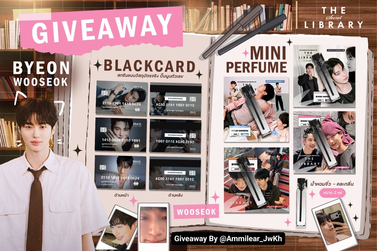 Ammilear_JwKh's tweet photo. 📮 Giveaway Byeonwooseok 📚

🗓 : 16 Aug 26
📕 : UOB LIVE at EMSPHERE
🩵 : จำนวนจำกัด ทักได้เลยค้าบ แจกแบบไม่มีกติกาใดๆฮะ สะกิดเลย
✨️ มีพกของอื่นๆไปเพิ่มนิดหน่อยด้วยน้า

#บยอนอูซอก #อูเชทงgiveaway
#BYEONWOOSEOK #변우석
#TheSecretLibrary_in_Bangkok
#BYEONWOOSEOK_TOUR_in_BANGKOK https://t.co/GwferG4aMd