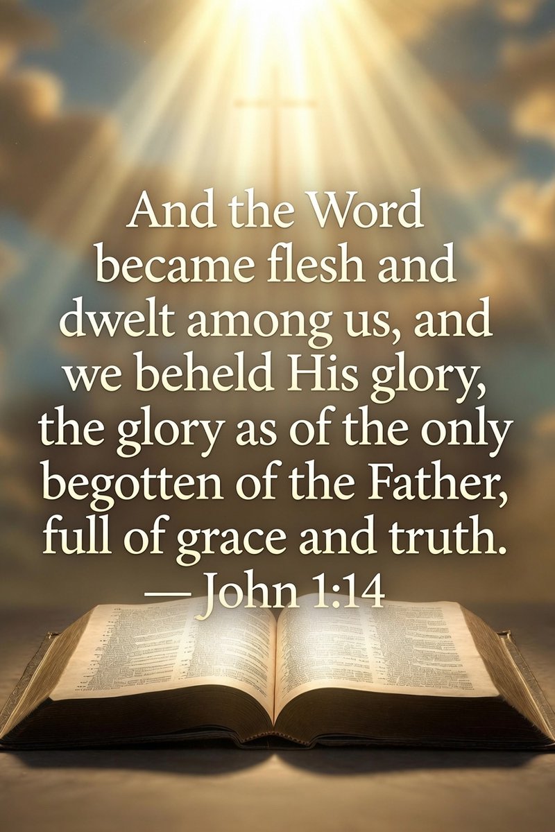 MylaDion's tweet photo. Baruch Hashem! 🙌
The Word became flesh and dwelt among us…
We beheld His glory — full of grace and truth.
John 1:14
Glory to Yeshua forever! 🕊️
#John114 #TheWordBecameFlesh #GraceAndTruth
Jerusalem Touch ☘️@MylaDion https://t.co/ptCnyYUl9j