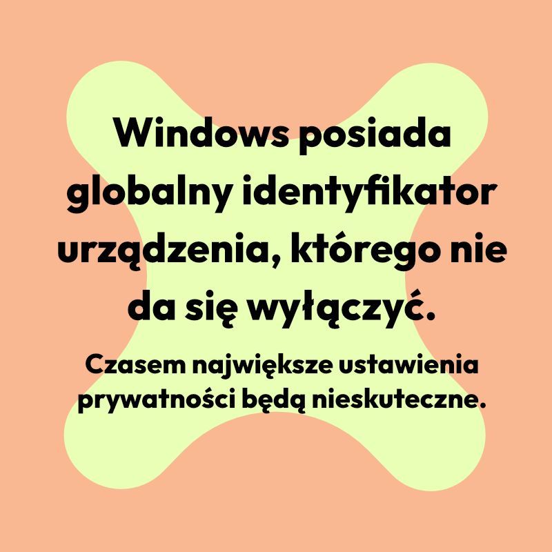 PR1VPL's tweet photo. Nie wszystko da się odznaczyć.

Są opcje, których nie znajdziesz w ustawieniach. Microsoft potwierdził istnienie globalnego identyfikatora urządzenia.

Postaw na PR1V. Sieć, która nie profiluje. https://t.co/8XqfYdojnY 

Źródło:
https://t.co/WtbXsOTHQk https://t.co/HmlohL73iD