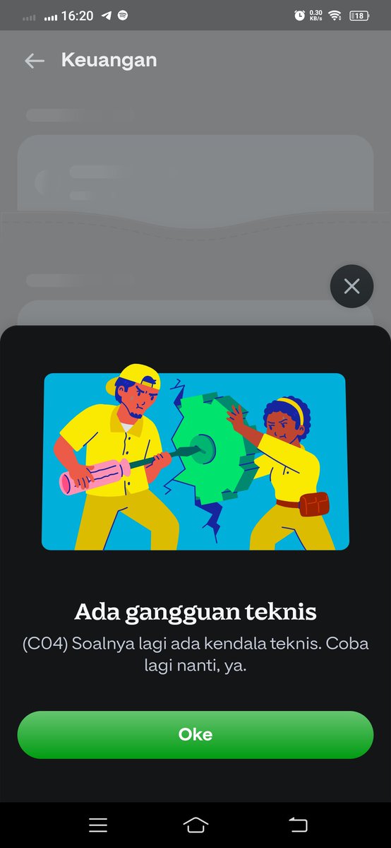 dravcula's tweet photo. Sudah lebih dari 3jam @gopayindonesia error... Kapan selesainya?
#gopay https://t.co/gT44Lp0QX5