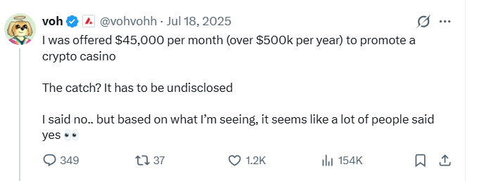 hairlessEV's tweet photo. Rules for thee not for me,

Another example of manipulative crypto twitter female larps that ENCOURAGE others not to take deals,

But if her "cute girlys" ESCORTS take deals

Then they are "hard working"

LMFAOOOOOOOOOOOOOOOOOOOOOOO

EV. https://t.co/F4vLV2vvoJ