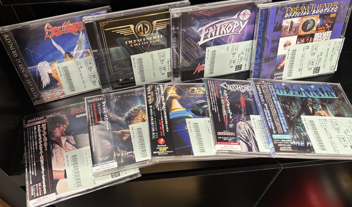【極美品】ブリティッシュ・ビート40th 紙ジャケCD 9枚セット 帯付 新着中古情報】 7/28(火)② HR/HM色々、新旧まぜこぜで 約200点追加