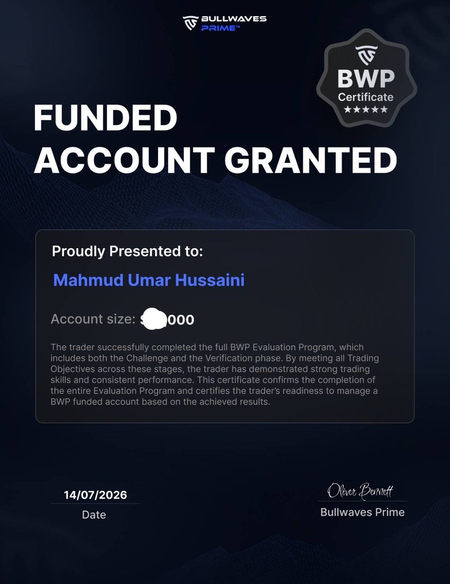 king_of_june's tweet photo. Congratulations 🎈🎊🎉 to me I’m now funded with @BullwavesPrime  I thanks God for achieving this Goal 🥅 Tommorow is my payout 🧾💰day let’s see how good and fast @BullwavesPrime dey are @natewolfiey @PropFirmMatch @ZenithPulse_fx @khakhan arl__ n https://t.co/v49TwmreRV