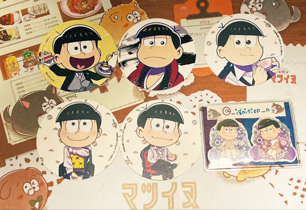 _ignition_n's tweet photo. 【交換】おそ松さん オシアド 予約特典 アクリルコースター 

譲→画像①.②おそ松.チョロ松.十四松

求→画像③後半予約特典.ドリンク特典/カラ松.一松/描き下ろしアクリルコースター/一松＞チョロ松

都内お手渡し、郵送も可能です。難しいかと思いますが、ご縁がありましたら宜しくお願い致します🙇‍♀️ https://t.co/fsTs8LyOhr