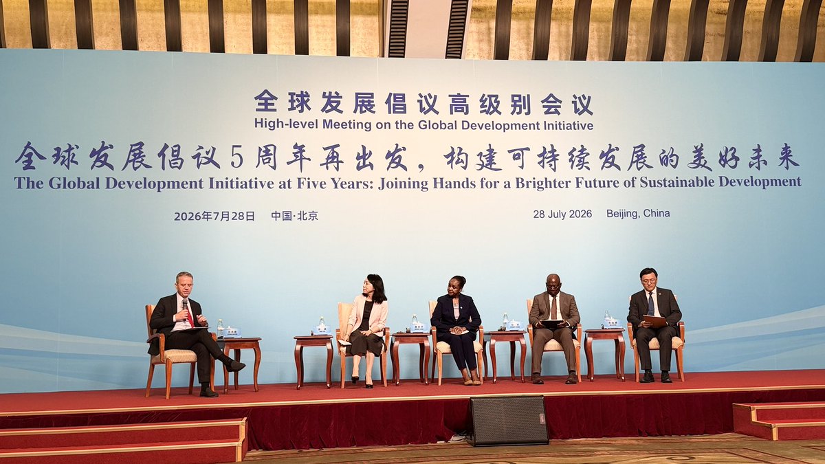 SWJacksonUN's tweet photo. Terrific panel today to mark the GDI@5 looking at China’s Global Development Initiative’s contribution to the #GlobalGoals &amp; #SustainableDevelopment https://t.co/YMCUc9BS8Z
