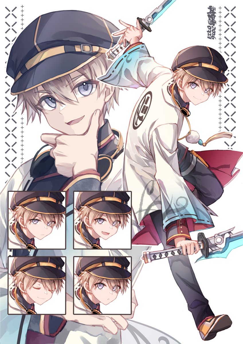 willfinyu's tweet photo. 伶ちゃんの制服羽織も好きのでいっぱい描いた🥰可愛い🥰刀の桜月爛漫も好き https://t.co/VWKU2vRJsM