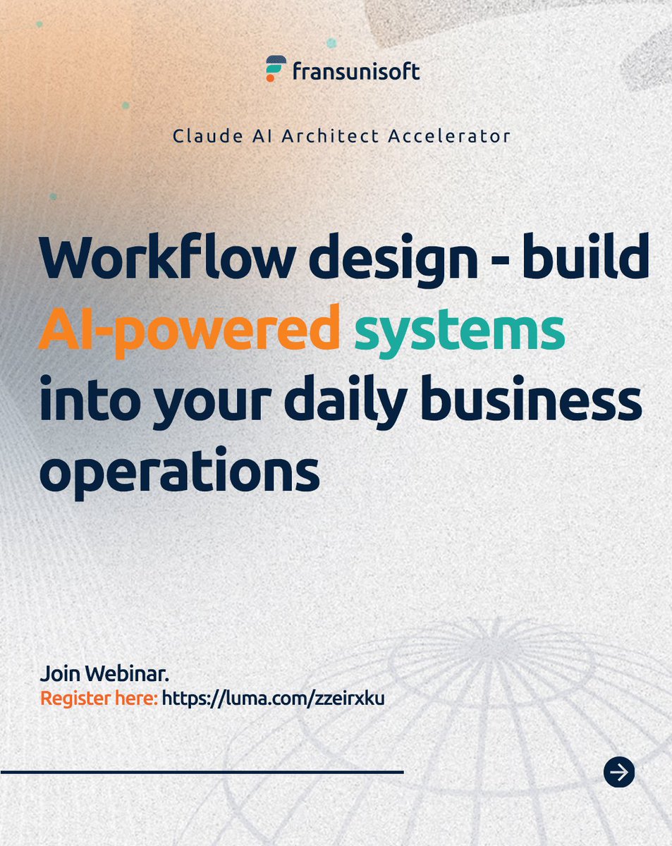 Fransunisoft's tweet photo. Your competitors are already using AI to run leaner, faster operations. Are you?

Level 2: Business AI Practitioner—4 weeks, no coding, built for professionals ready to go further.
Advanced prompting. Workflow design. AI strategy. Agents, RAG &amp; MCP. https://t.co/FuCVNn4M3y