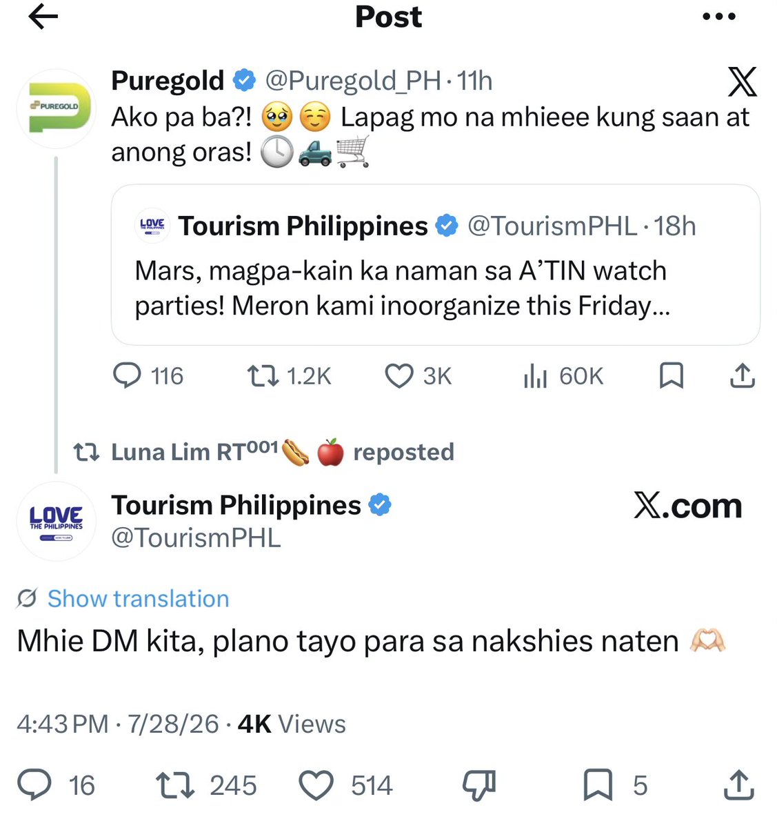 intoimszmc's tweet photo. if this isn’t the most wholesome, cutest interaction i’ve seen this week, i don’t know what is 🥹🤍

SB19 LOLLA FIESTA SA LUNETA
@SB19Official #SB19
#SB19xDOTLollapaloozaWatchParty https://t.co/tkxhlXxoci