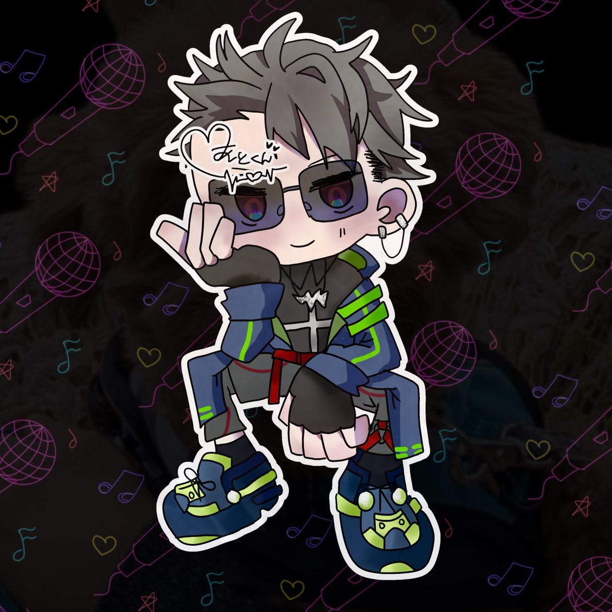 aitokun_e's tweet photo. Avvyの返礼品で、金形 拓様(@takumikanagata)を描かせていただきました！ https://t.co/LPw3ulf2I8