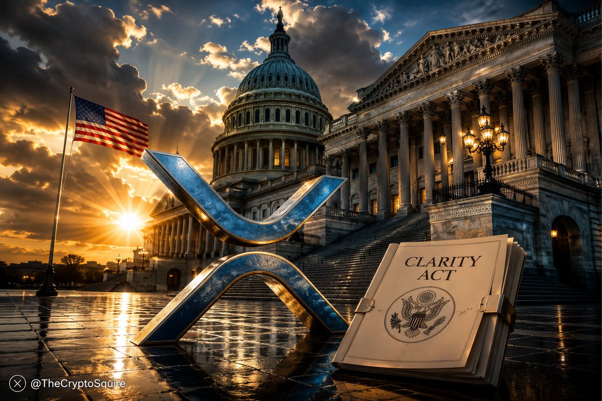 TheCryptoSquire's tweet photo. The Senate has once again pushed the CLARITY Act aside while giving priority to other legislation.

The crypto industry has waited long enough.

Stop delaying.
Bring the CLARITY Act to the floor. 🇺🇸🚀 https://t.co/DgL74ca4uT