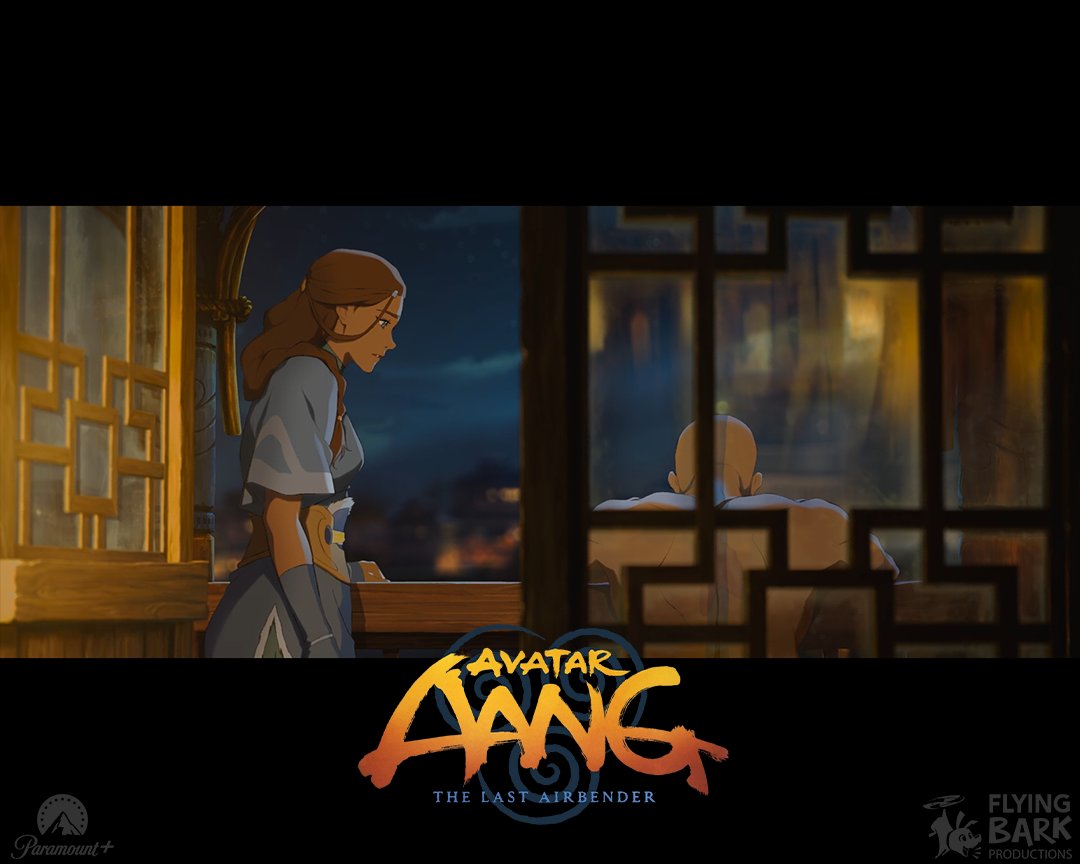 orenjikunArt's tweet photo. Was lucky to have the opportunity to paint some of my own layouts early in my time on the production. Here's Katara's apartment!

Colorscript, and the wonderful painting of Republic City at night that I blurred to oblivion by Etienne Hebinger. https://t.co/4BpGRS2pCW