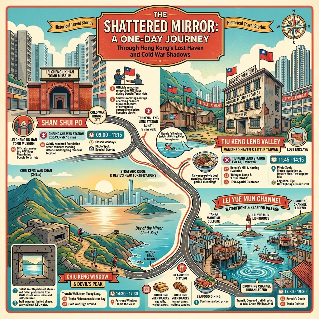 LawrenceAn10's tweet photo. Behind Tseung Kwan O’s skyscrapers lies Rennie’s Mill—Hong Kong’s Cold War enclave, "Little Taiwan." Discover its 3 erased names, Alfred Rennie’s tragic flour mill, &amp; 50 years of exiles.

📖 Read the deep dive: https://t.co/rRAsl99kUS
#Historicaltravelstories #HongKongHistory https://t.co/IBV5dpaH8O