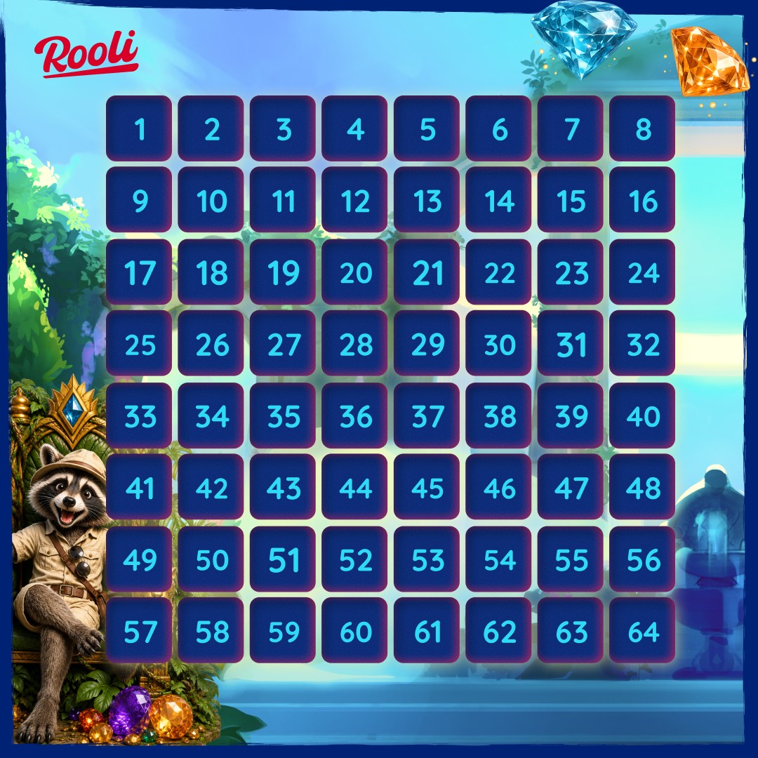 roolicom's tweet photo. Help me find it, Roolis 💎

Guess the number of the tile where the prize is, leave your Rooli ID, and if you get it, we'll share it tomorrow 🦝 https://t.co/0c7f8Z0IKr