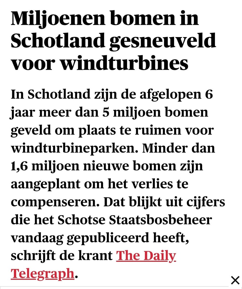 Christo63100802's tweet photo. Groene logica : we moeten inzetten op hernieuwbare energie want door de klimaatverandering zit er teveel CO2 in de atmosfeer. 
Dus kappen we bomen om die de CO2 absorberen. https://t.co/18DeF4V97K