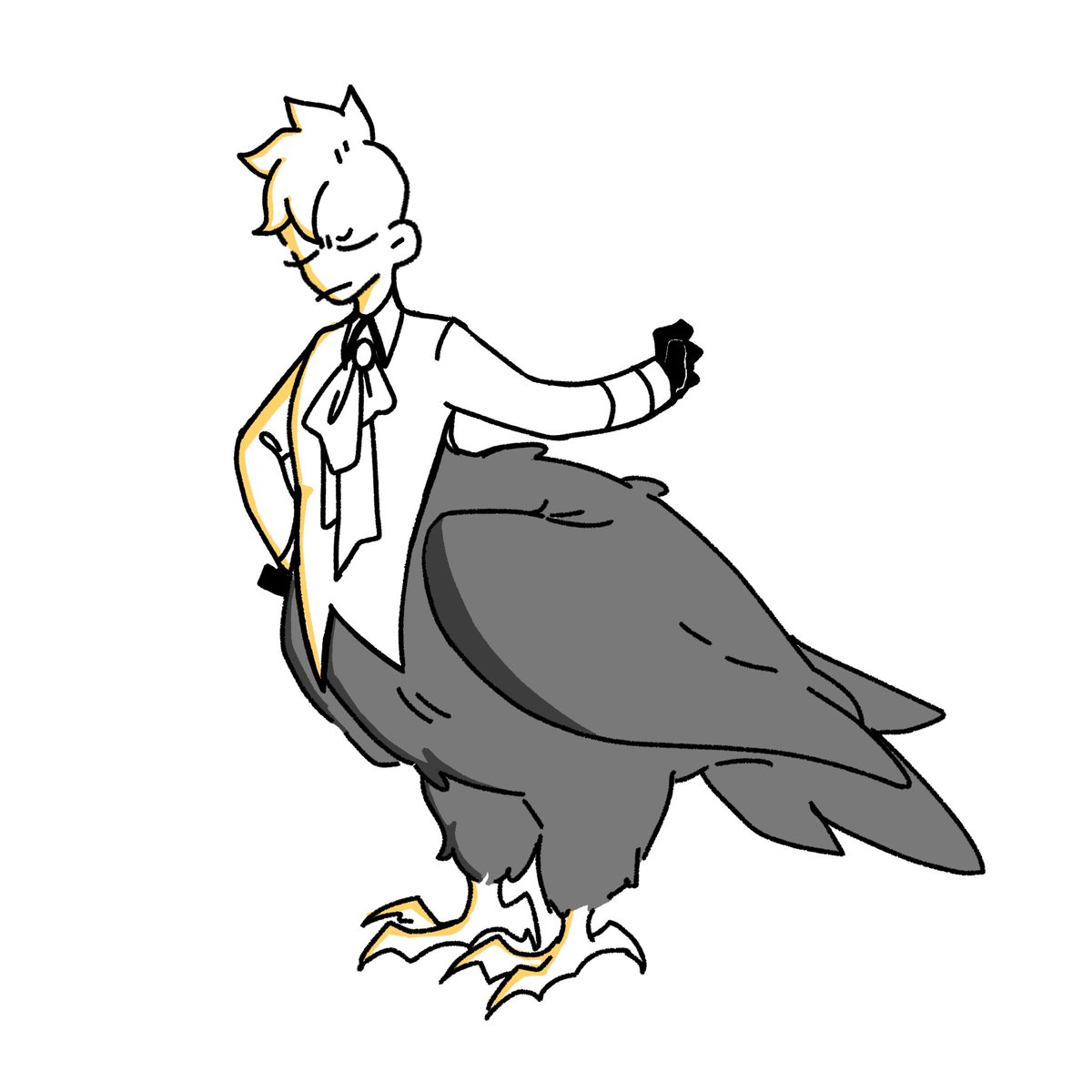 Ivy_1783's tweet photo. えー、先日の鳥人バズくんですけどどうやら猛禽ではなく水鳥だったらしいので、ちゃんと猛禽にしました！！ https://t.co/eM5v0vt6mN