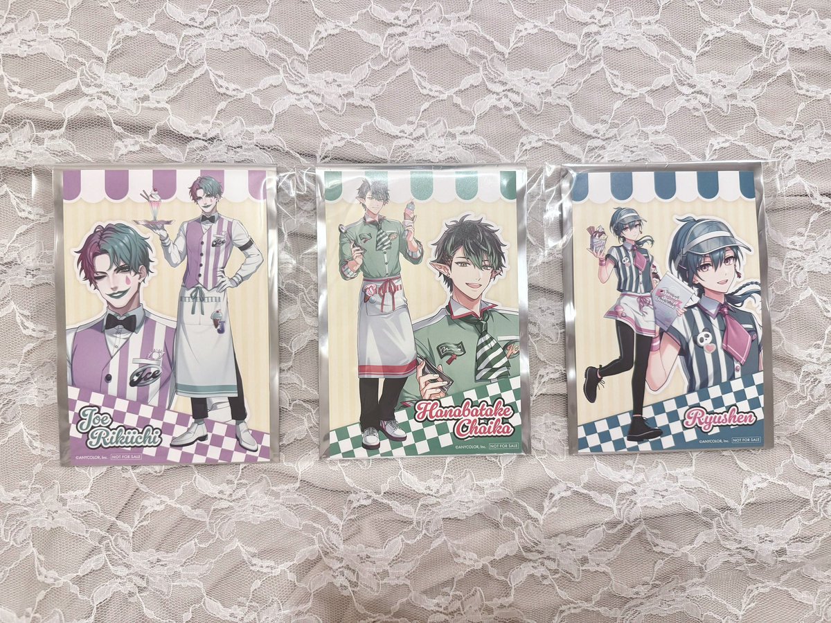 H1O18_t's tweet photo. 【交換】

にじさんじ×まねきねこコラボ Sweet Scoop Sundae

譲：🤡、🌵、🐼
求：🧷

友人のために探しています。

検索からでもお気軽にお声がけください。 https://t.co/YLFr0Tr2Tv