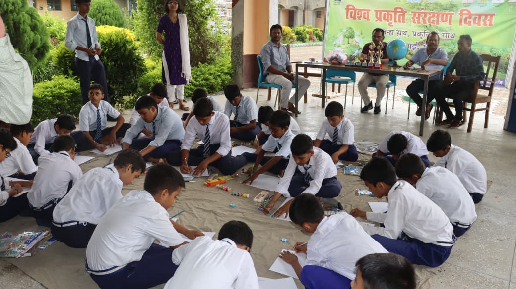 cleanganganmcg's tweet photo. Conserving Nature, Securing Our Future! 

On #WorldNatureConservationDay, an awareness programme was organized at PM SHRI Jawahar Navodaya Vidyalaya, Sahibganj, highlighting the ecological significance of the River Ganga in Jharkhand, with special focus on the biodiversity-rich Sahibganj stretch.

Students enthusiastically participated in Painting and Essay Writing Competitions on Nature Conservation and the River Ganga, reaffirming their commitment to protecting our environment and water resources.

#NamamiGange #RiverGanga #Sahibganj #NatureConservation #Biodiversity  #CleanGanga #Jharkhand