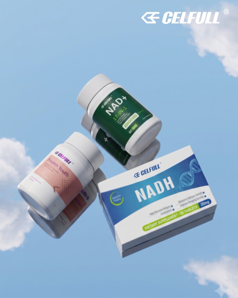 real_CELFULL's tweet photo. Found: your missing piece! The perfect NADH match for your daily life is right here in this bundle 🥳⚡✨ #Celfull #NAD #Cellularenergy https://t.co/ZnchbePkRP