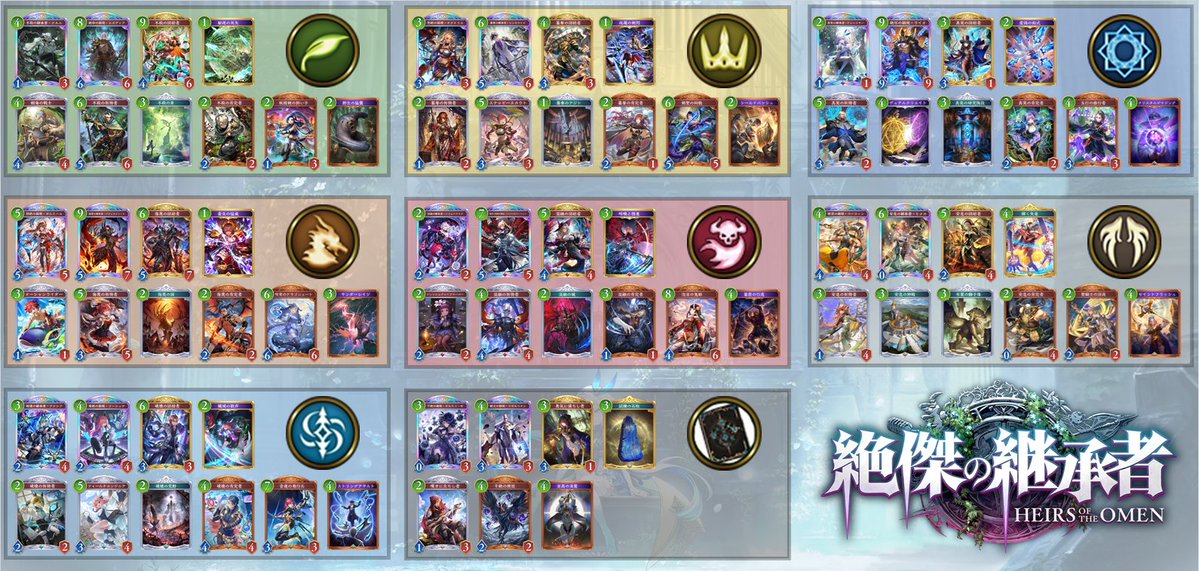 sv_labo's tweet photo. 明日（7月29日）から
【クロニクル・オブ・デスティニー 後半戦】です。
ローテーションで第3弾「絶決の継承者」のカードが使える最後のシーズンです。

前半戦の第3弾カード採用枚数ランキング↓
https://t.co/xWHcuMHhSa

#シャドバWB

ローテ落ちする第3弾のカード一覧↓ https://t.co/w9hqXYe12M