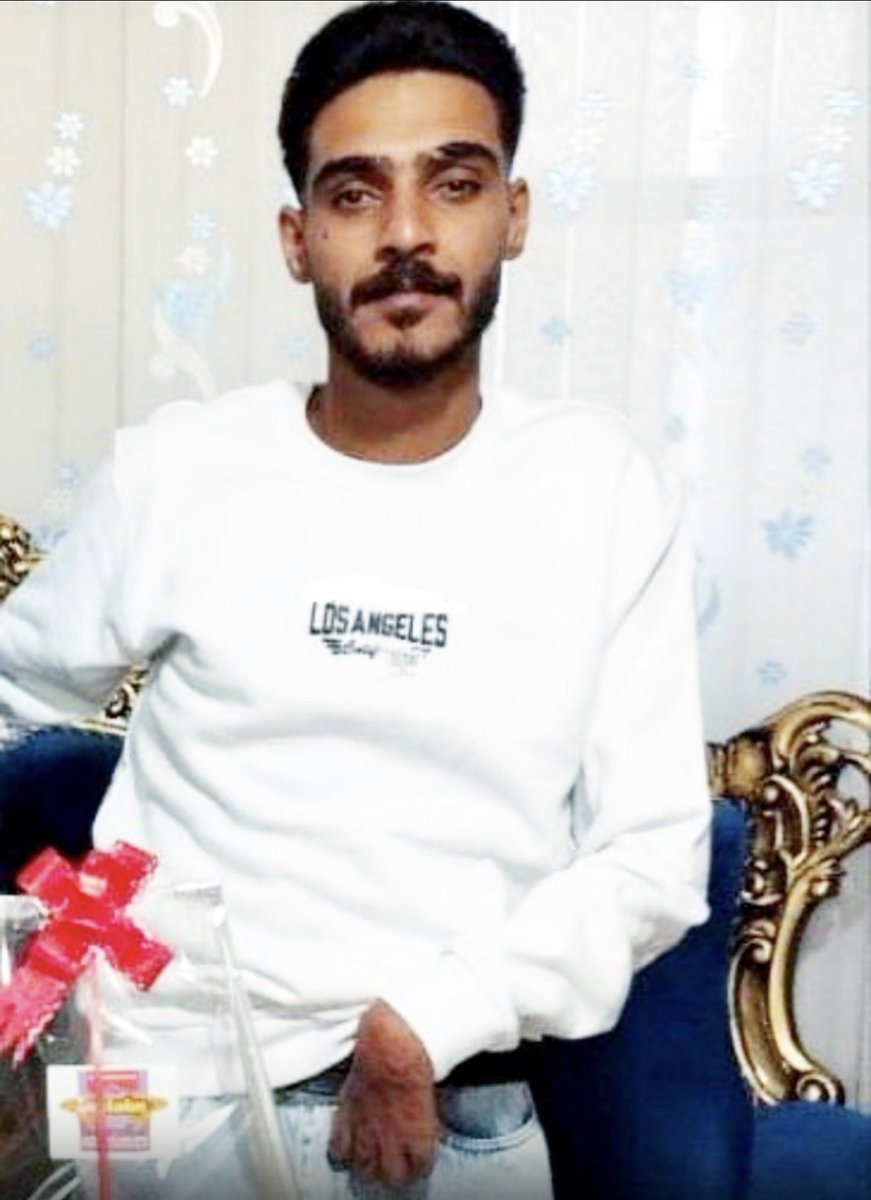 AlinejadMasih's tweet photo. The regime in Iran built a case against a disabled child and hanged him public. I can’t stop crying… look at his face, look at his arm…
Amir HosseinSafari was a child. He was disabled. Islamic Republic killed him for protesting, for freedom.

No regime that targets a child in a wheelchair, gets to call itself a government..