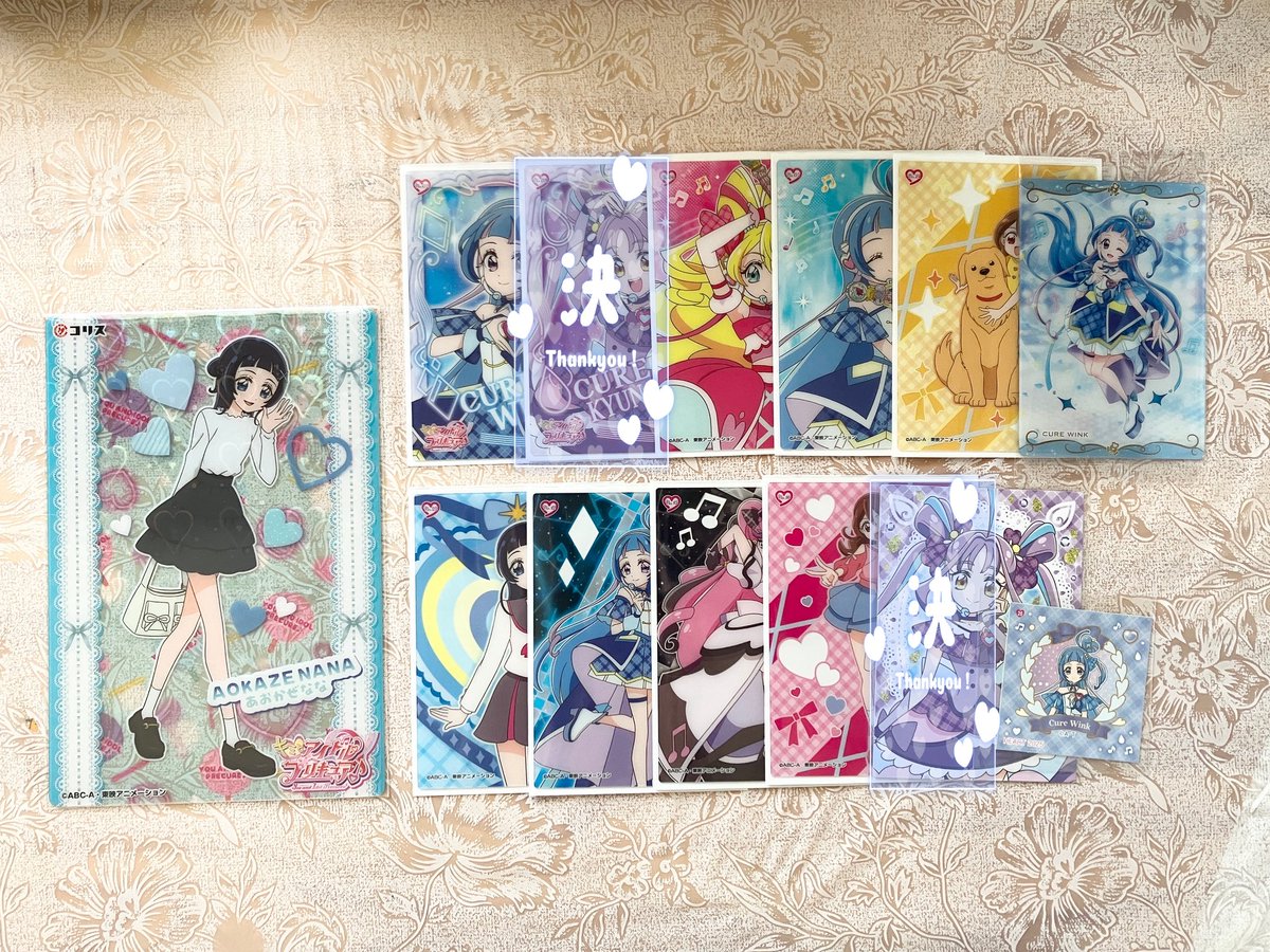 F_rankumo's tweet photo. 【交換・買取】
プリキュア　たんプリ　キミプリ　わんぷり　
カード　キラトレ　プリキラシール

求) 1
エクレール、あんな、こむぎ、大福、ニコ、
プリルン、メロロン

譲)2・3
アンサー、るるか、ジェット先輩、アイドル、
ウインク、キッス、うた、なな

郵送のみ

お気軽にお声掛けください！ https://t.co/0rf9A6NnNE