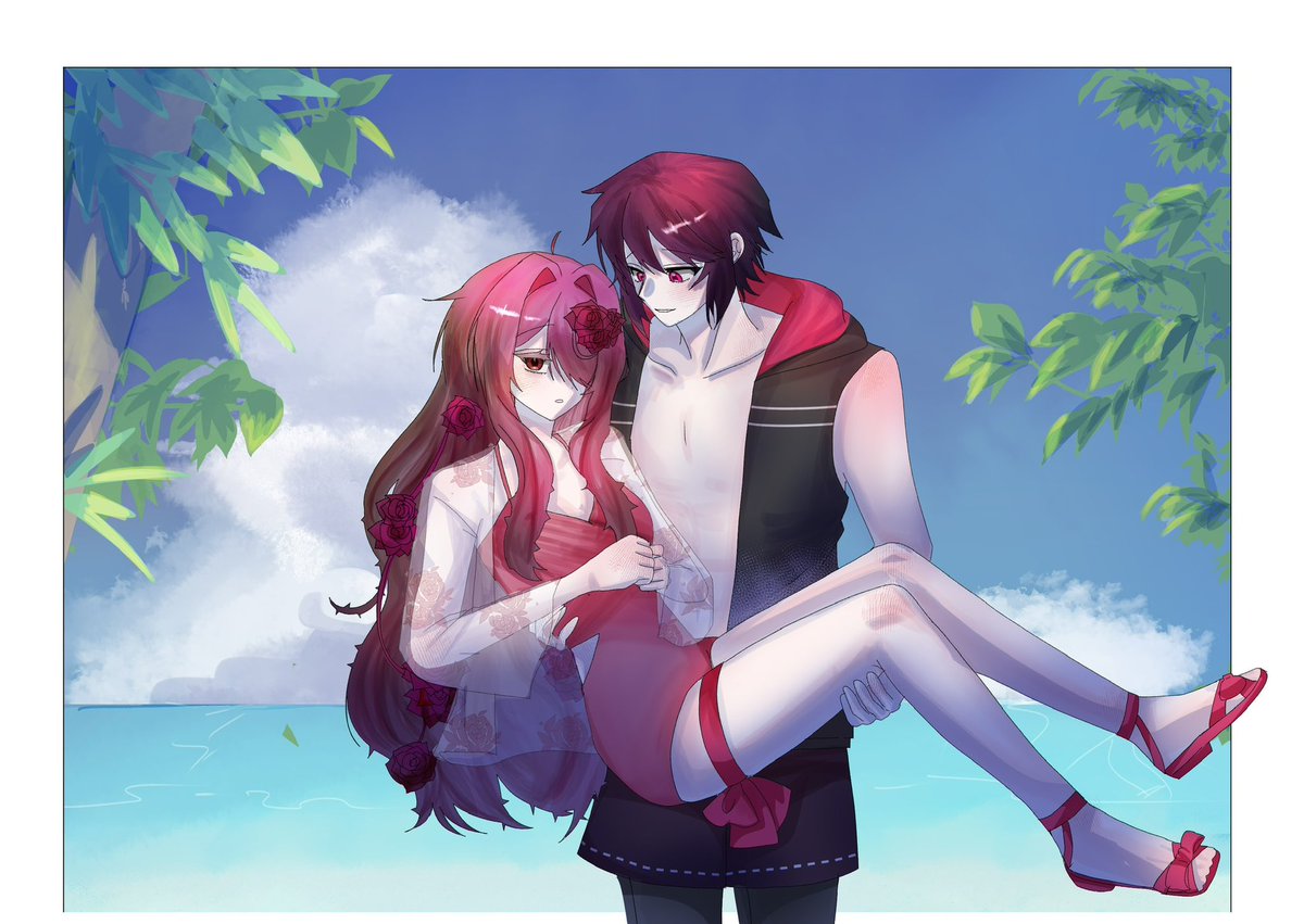 shrimp_816's tweet photo. #커미션 
가격: 0.7 
2인 페어 해변 바캉스 커미션 🏖️
배경은 반고정틀로 이루어져있습니다
구도 , 수영복 등 오마카세 가능합니다

신청&amp;자세한내용:https://t.co/nLIpkPTVeB https://t.co/2DeY5BaWmc