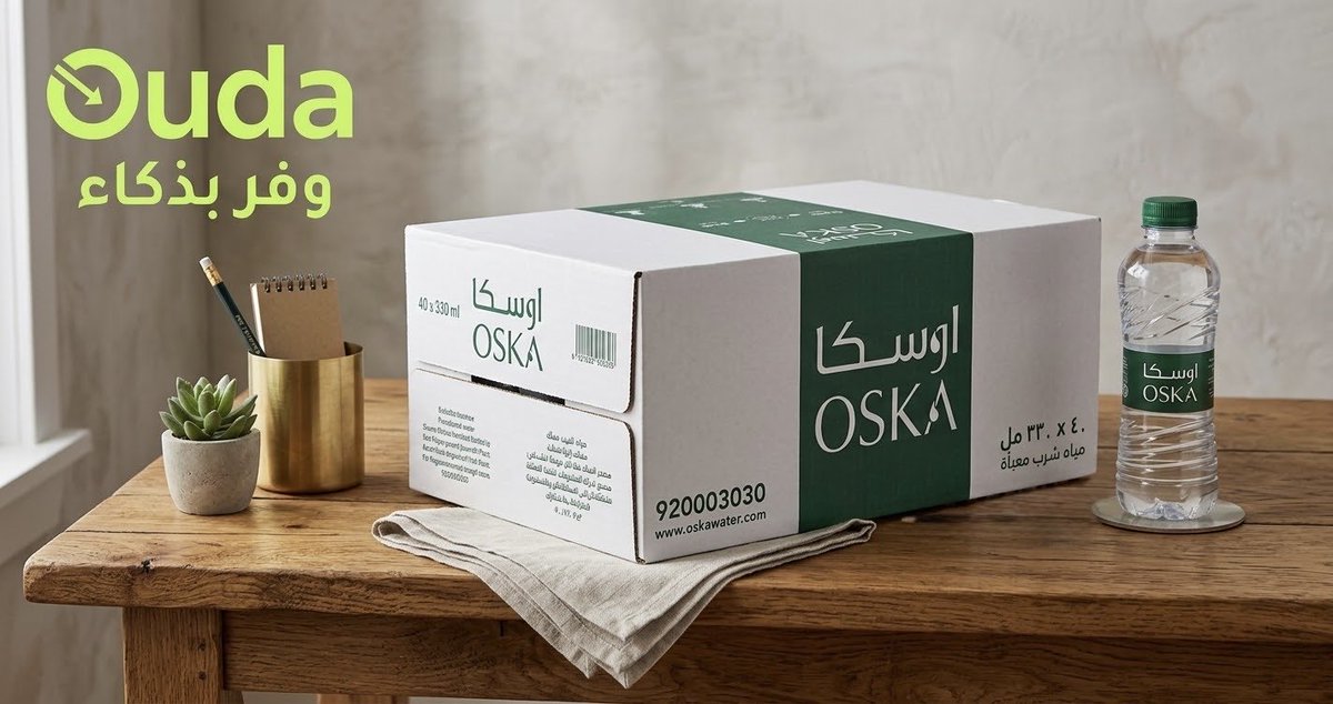 Oudaa_18's tweet photo. ودك توفر على الماء وتاخذ كراتين كثير ؟ بكل اختصار الموية الي بنص بتطلع عليك بربع للحبة بس وتقدر تاخذ كراتين كثير 😍

كرتون ماء اوسكا بـ10 🕊️

 🟢 داخله 40 حبة والحبة 330 مل
 🟢 تقدر تاخذ كمية وبتفيدك
🟢 العدد ممتاز مقابل السعر 

‼️ اشترك برايم بالمثبتة 

للطلب ⤵️
https://t.co/cuZFmgAX15