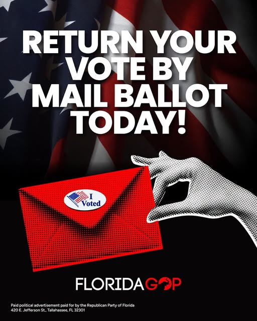 Scott_Maxwell's tweet photo. Donald Trump: 
"Mail-in voting means mail-in cheating."

Florida Republicans: https://t.co/CVj6QG9E29