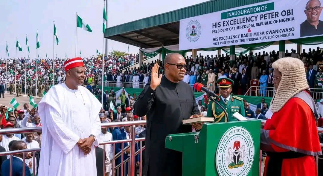 AnewNaija's tweet photo. If Peter Obi becomes president today, 90% of Nigerian politicians will be jobless. Not because he will fire them, but because the entire business model of Nigerian politics will crumble. The era of treating public office as a personal ATM, awarding contracts to cronies, and rewarding loyalty over competence will be over.  Governance will replace noise, and that alone will make most of them irrelevant.