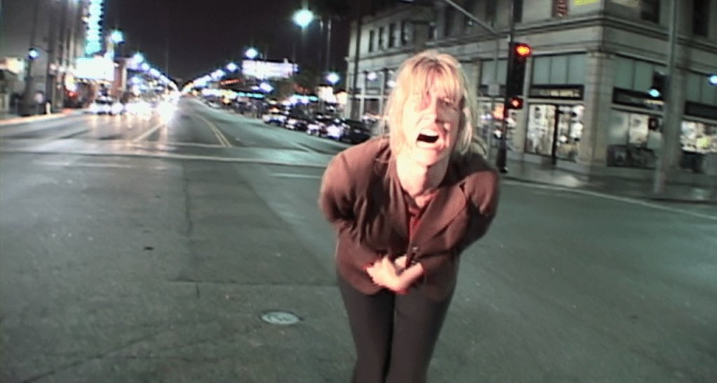 hitogabe's tweet photo. being a person who refuses to order ubers or lyfts or waymos has allowed me to experience the hollywood boulevard segments of david lynch’s inland empire on multiple occasions https://t.co/8xzVzjAdj7