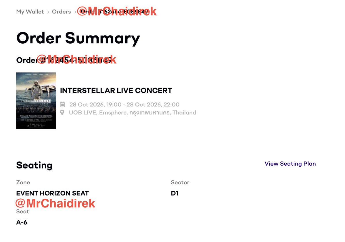 MrChaidirek's tweet photo. ปล่อยขายบัตรคอนเสิร์ต #InterstellarLive โซน Event Horizon เซกเตอร์ D1 ที่นั่ง A6 ครับ เพราะว่าได้ที่นั่งโซนอื่นที่อยากได้แล้ว ปล่อยเท่าที่จ่ายไปเลย 2,950.- ครับ
DM มาได้เลยค้าบ
#Interstellar https://t.co/EWBMK42Frt