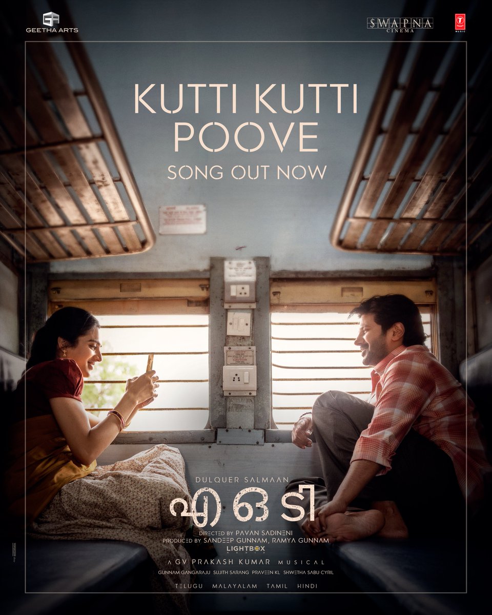 GeethaArts's tweet photo. Every great journey begins with one small step... ❤️

And here's ours 🫶🏻
#AOTFirstSingle is all yours!

▶️ https://t.co/9uXdECytJz

#ChittiChittiCheema #KuttiKuttiPoove #MittaiMazhai #SanSanHawaPe 

A @gvprakash Musical 🎧 

#AakasamLoOkaTara #AOTMovie
@dulQuer @pavansadineni @GeethaArts @SwapnaCinema @Lightboxoffl @shrutihaasan @satveeravalli @grajug @sunnygunnam @ramya_gunnam @sujithsarang @Cinemainmygenes @iamRamyaBehara @ShreeLyricist #ArunAlat #NithyaMammen @balajesaar @rahulgovhal #ShiwaniBhagat