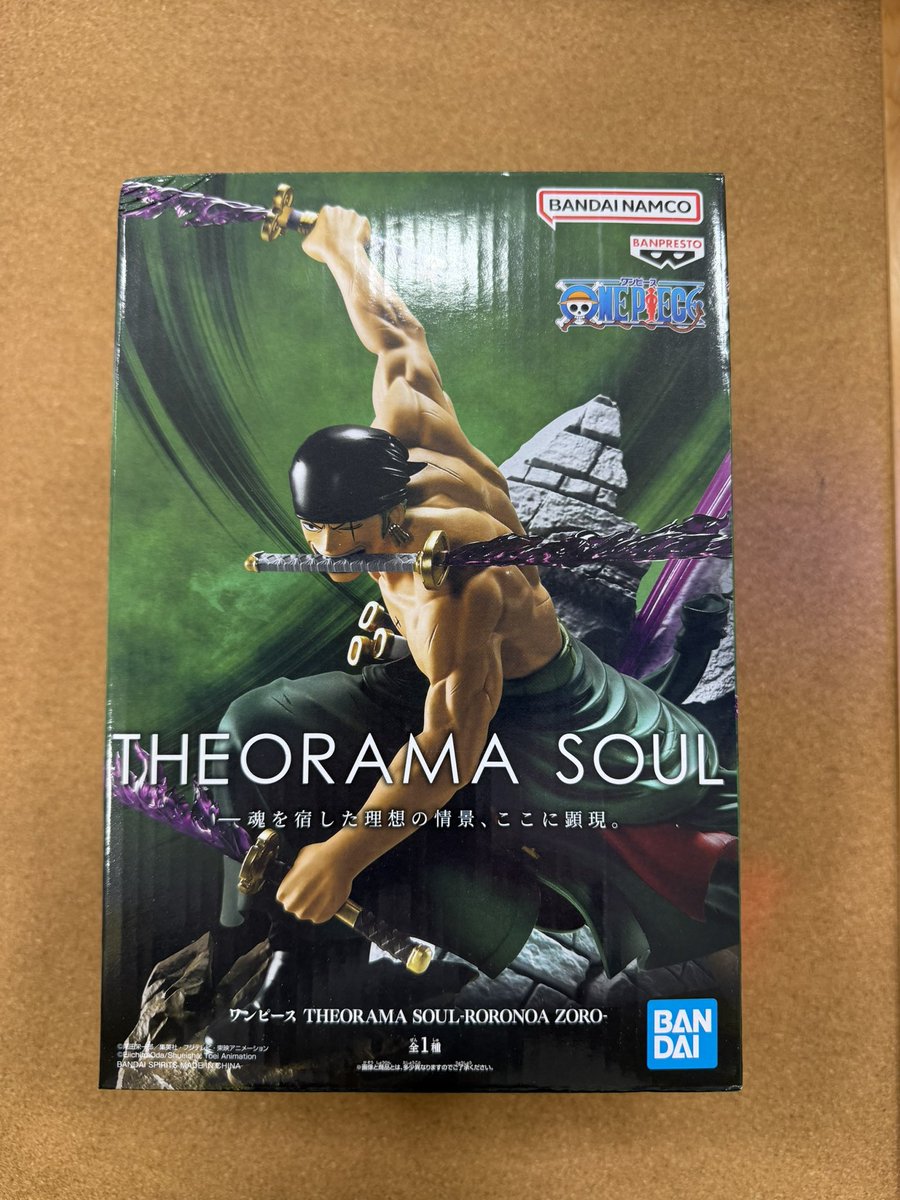 asobini_muchu's tweet photo. \⚔️入荷情報☠/

ワンピース THEORAMA SOULｰRORONOA ZOROｰ

 #ワンピース  #ゾロ  #プライズ  #フィギュア  #ゲームセンター  #橋本駅  #町田  #アソビニムチュウ https://t.co/N5IF5GXVtL