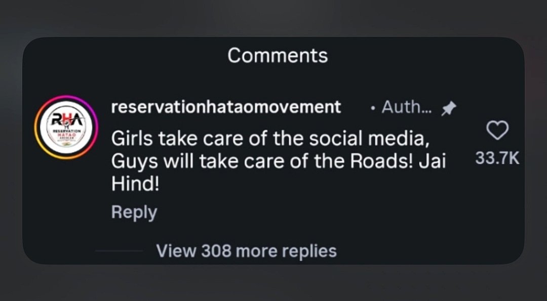 Ichanpyaari's tweet photo. lol they are patriarchal like that cos the comment is basically screaming "stay in the kitchen" 🫪 https://t.co/85EXFkoM1Q